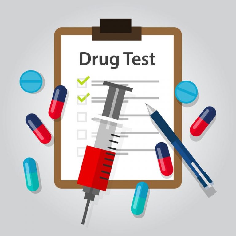 What happens if I fail a drug test after being hurt at work?